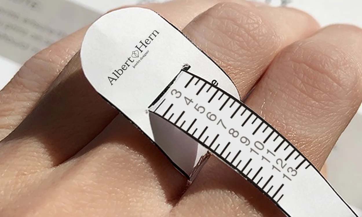 روش اول: اندازهگیری محیط انگشت